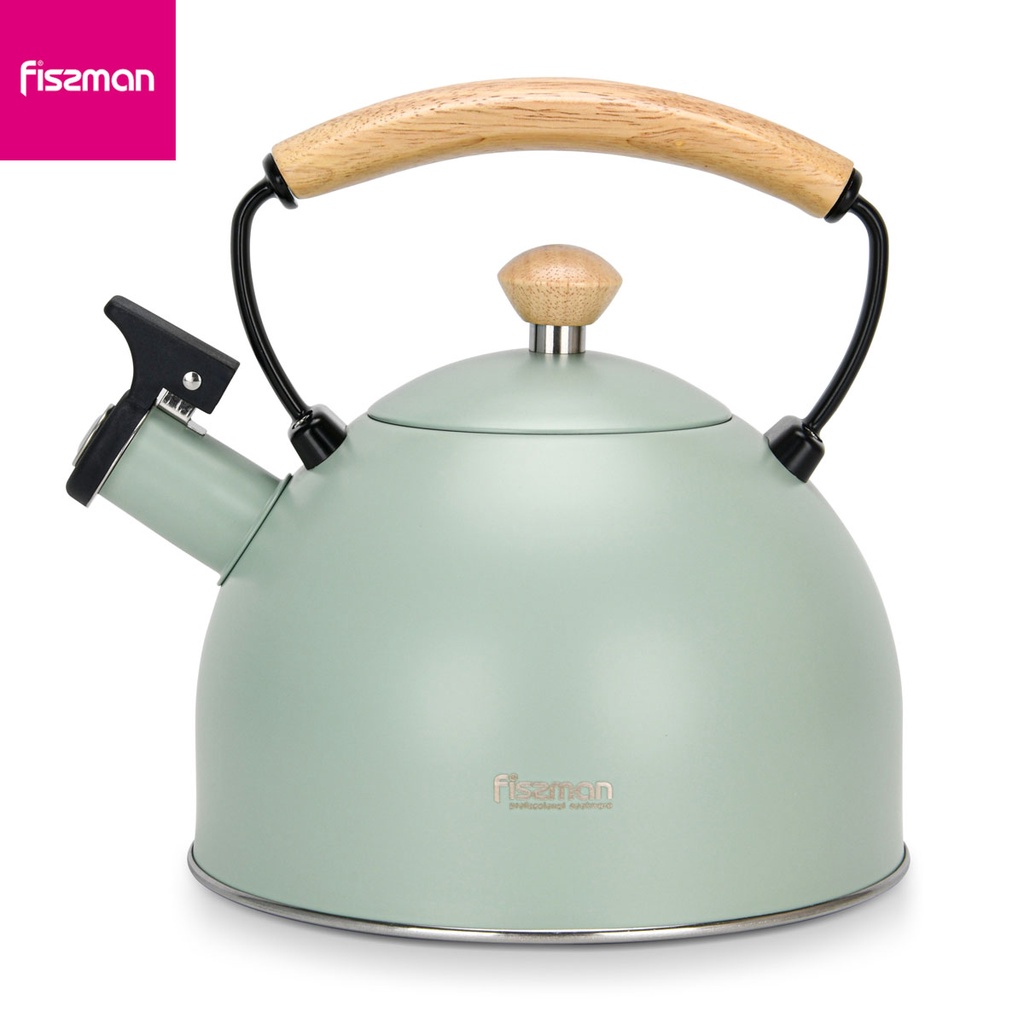 Fissman 2.5L JOYCE Whistling Water Kettle Stovetop Induction Stainless