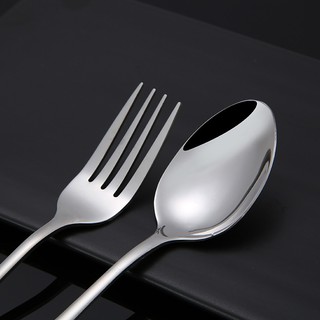 Travel Portable 304 Stainless Steel Tableware Utensil Set Cutlery Set Spoon Chopsticks Fork Set #4