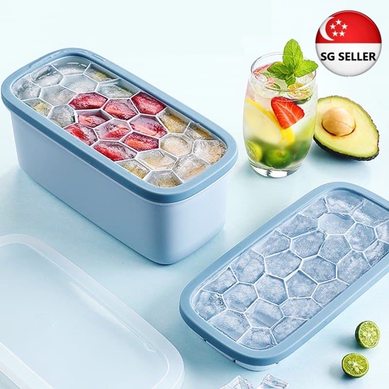 Ice Cube Ice Tray Ice Maker Box Shopee Singapore