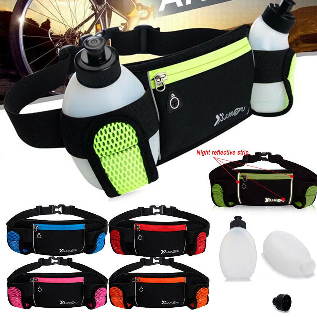 waist pouch with bottle holder