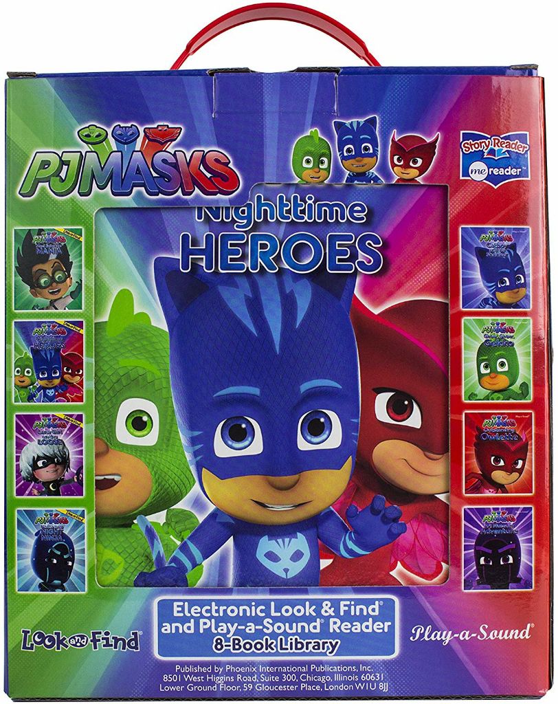 Pj Masks Me Reader Electronic Reader And 8 Sound Book Library Pi Kids Shopee Singapore