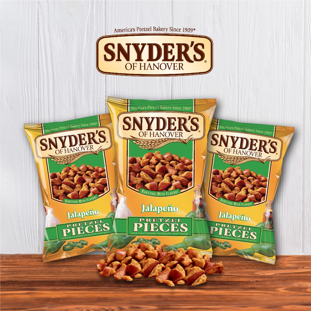 Snyder's Pretzel Pieces Jalapeno 4.4oz (Bundle of 3) Shopee Singapore