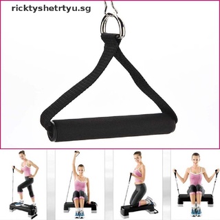 ricktyshetrtyu Tricep Rope Cable Gym Attachment Handle Bar Dip Station Resistance Exercise new sg #8