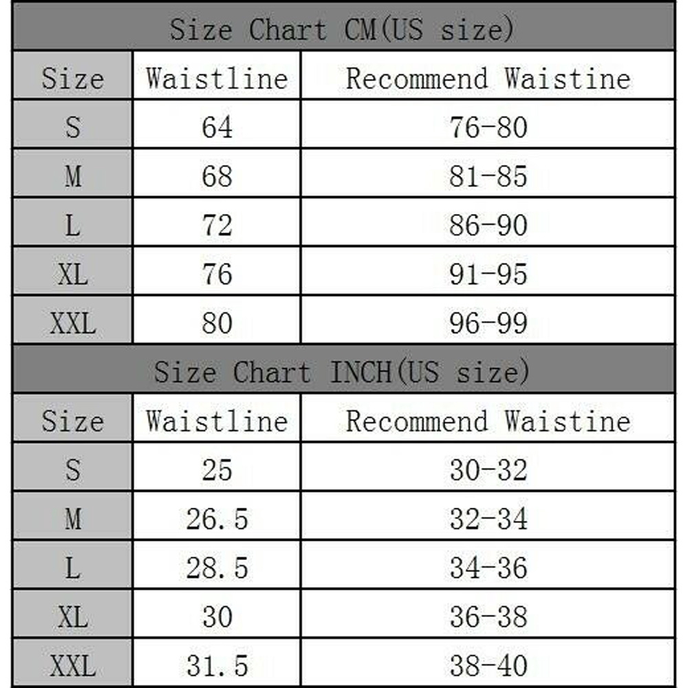 arsuxeo size chart