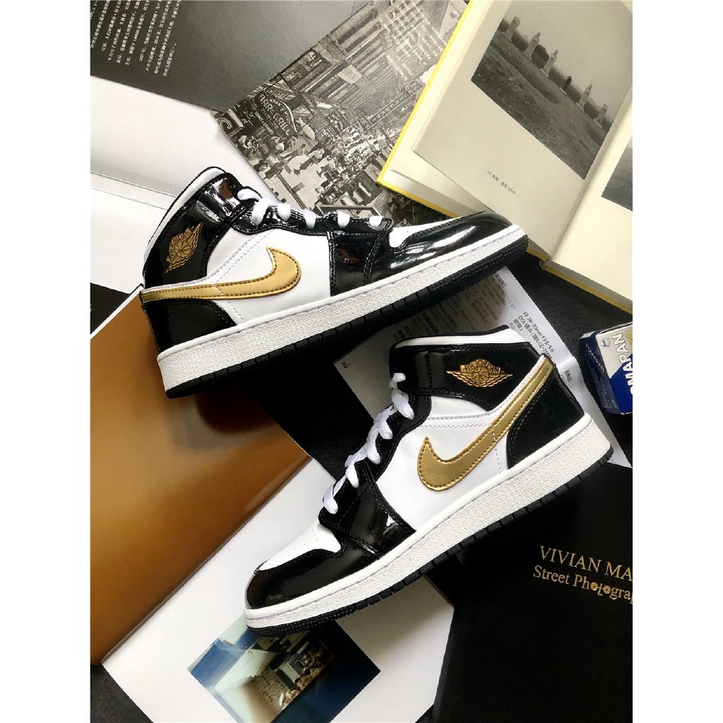 mens black patent leather nike sneakers
