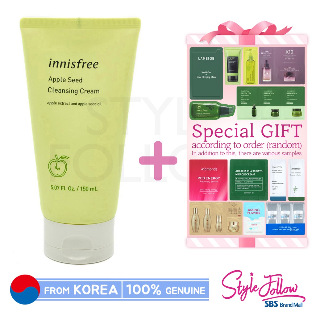apple seed cleansing cream