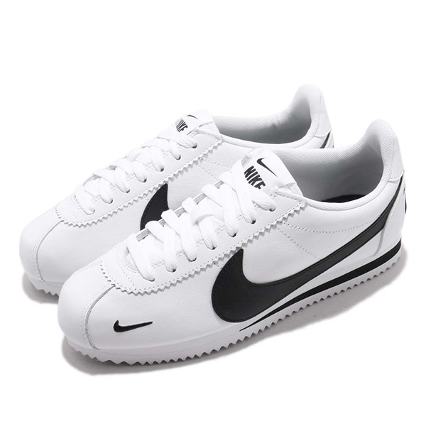 nike cortez small logo