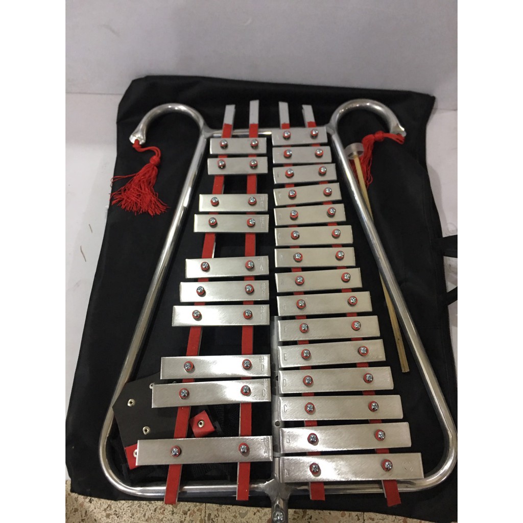Lyre Xylophone Complete Set with Case, Beater and Sling