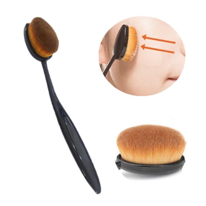 Brush Make Up Oval Brush Oval For Make Up Strong Dandan Shopee Singapore