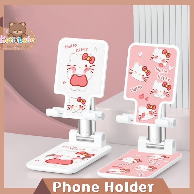 Creative Hello Kitty Pink Phone Holder Universal Desk Mobile Phone