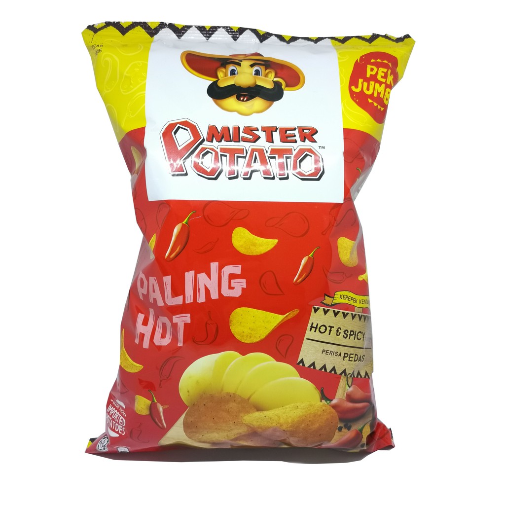 Mister Potato Chips 150g Hot & Spicy - PMXD Mr Potato Chips | Shopee ...