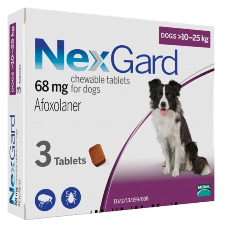 NEXGARD Fleas & Ticks Flav Chew (L) Dog (1025kg) 3 Tabs Shopee Singapore