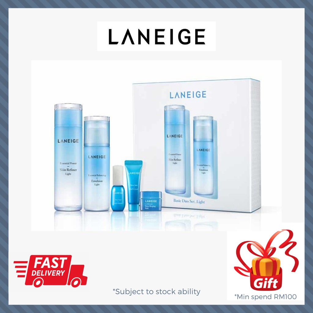 laneige basic duo light set