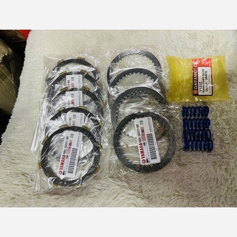 Clutch Plate Plat Disc Kulit Klas Yamaha 125 125z 125zr Y125 Y125z Y125zr Lc135 5s Lc5s Spring Racing Centre Plate Besi Shopee Singapore