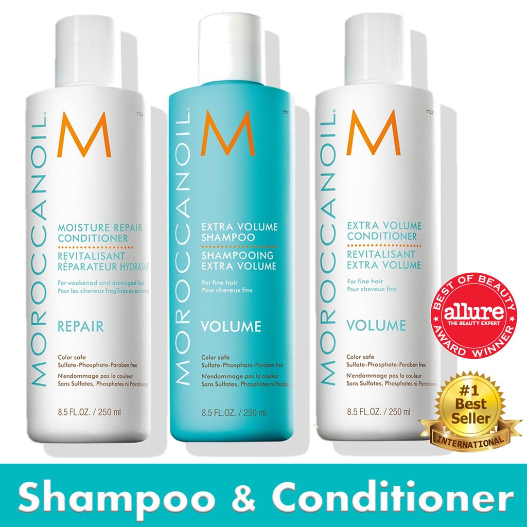 Moroccanoil Salon Exclusive Shampooo Conditioner Argan Oil Infused Hair Care Shopee Singapore