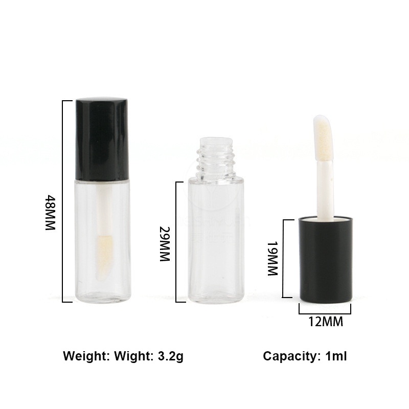 Image of Empty Mini Lip Gloss Tube Lip Comestic Trial Bottle Tool Empty Cosmetic Tube Lip Glaze Color Lip Oil Separate Bottle 4 Colors KK #8