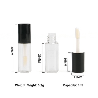 Image of thu nhỏ Empty Mini Lip Gloss Tube Lip Comestic Trial Bottle Tool Empty Cosmetic Tube Lip Glaze Color Lip Oil Separate Bottle 4 Colors KK #8