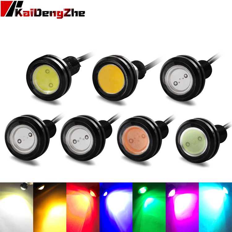 Đèn LED tín hiệu kiểu mắt chim ưng 12v 18mm dành cho chạy xe máy vào buổi sáng