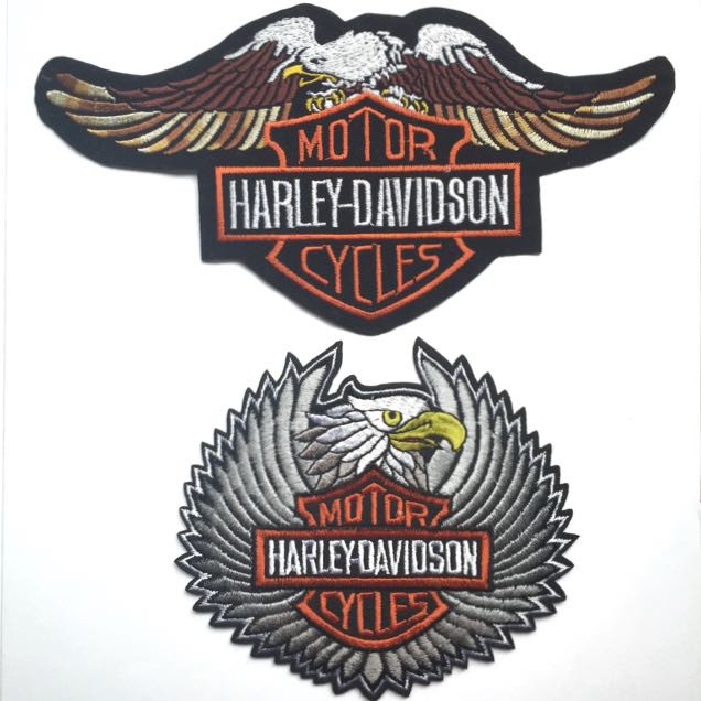 harley davidson iron on patches