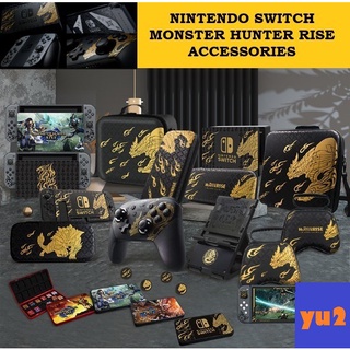 [Shop Malaysia] nintendo switch monster hunter rise accessories pouch case card case thumb grip