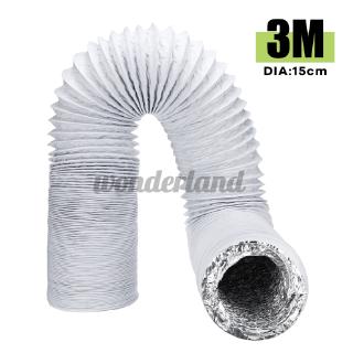Air conditioning tube 3M Flexible Air Conditioner Exhaust Pipe Vent Hose Duct Outlet 150mm