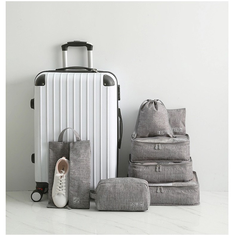 luggage with organizers