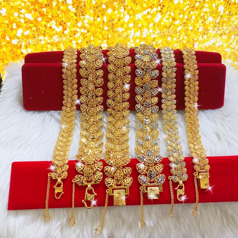 Cop 916 Ketum Leaf Chain Gold Bangkok Korea 24k Shopee Singapore