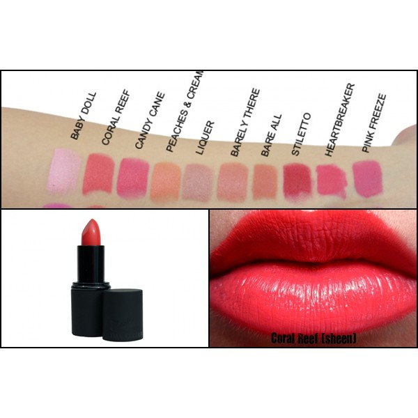 coral colour lipstick