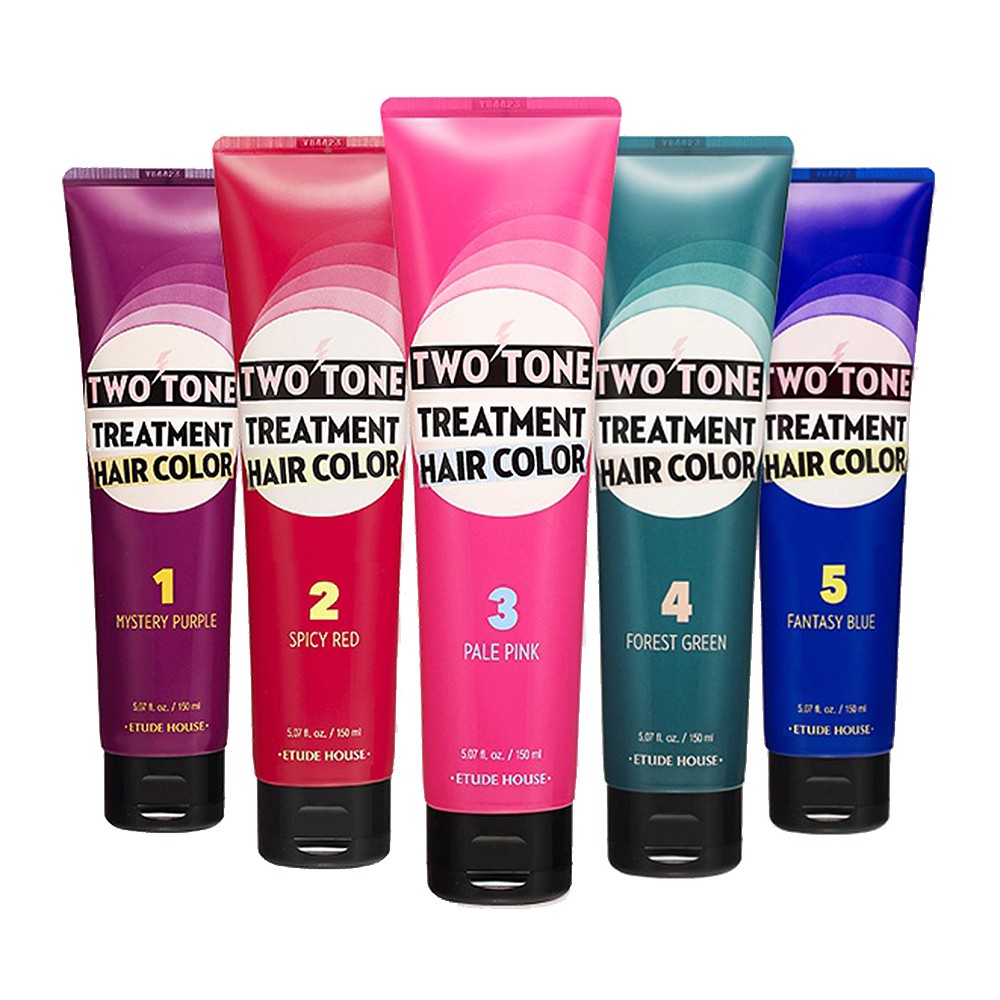 Etude House Two Tone Treatment Hair Color 150ml 5 colors ...