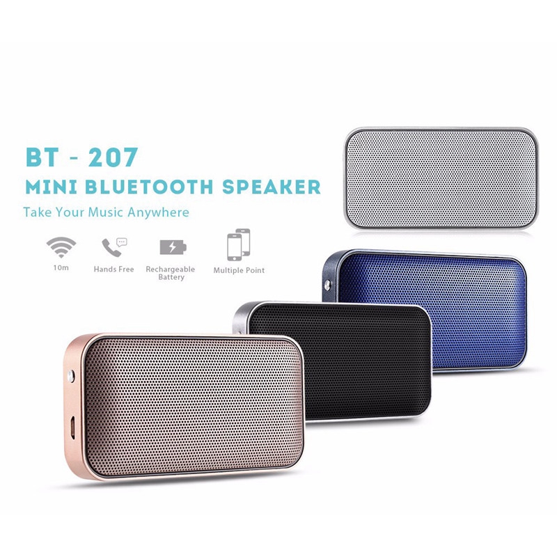 Mini Small Metal Pocket-Sized Music Portable Wireless Bluetooth Speaker | Shopee Singapore