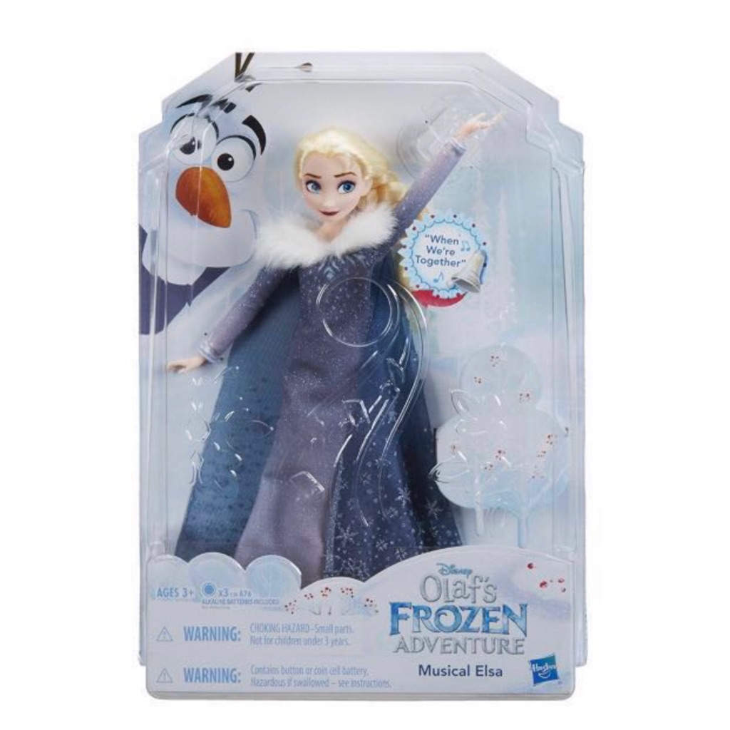 frozen musical elsa doll