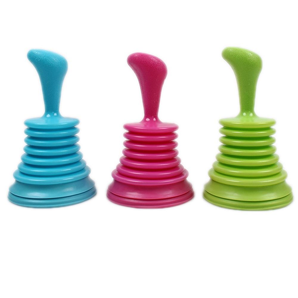 Toilet Drain Plungers Pipeline Dredger Household Sewer Suction Plug