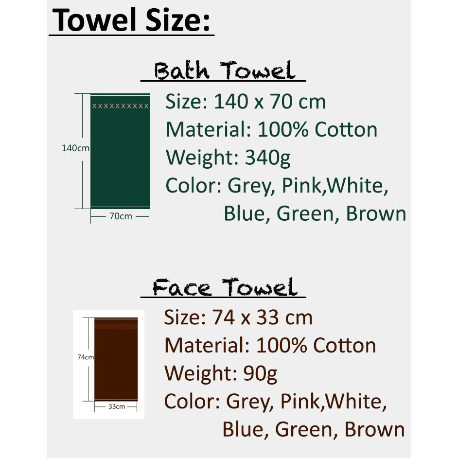 bath towel size