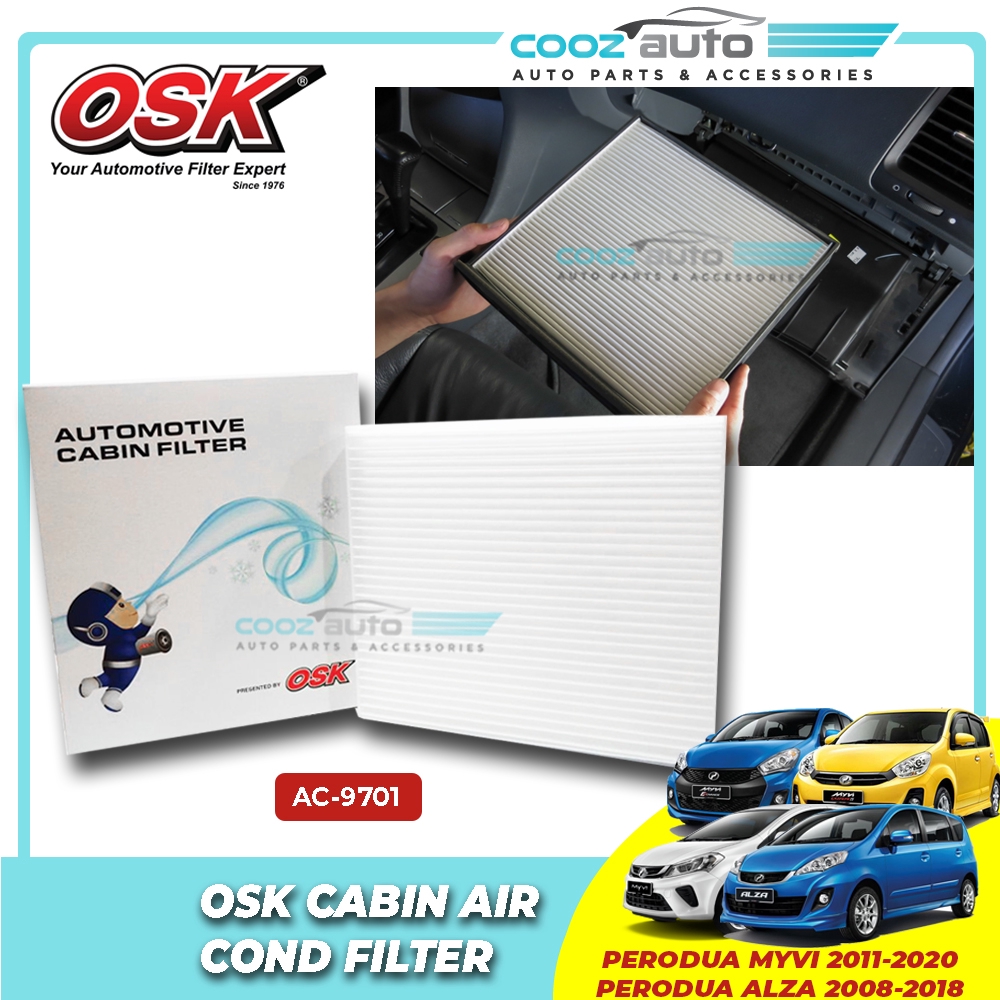 Perodua Myvi Lagi Best Icon 2011 2018 Osk Cabin Aircond Replacement Filter Shopee Singapore