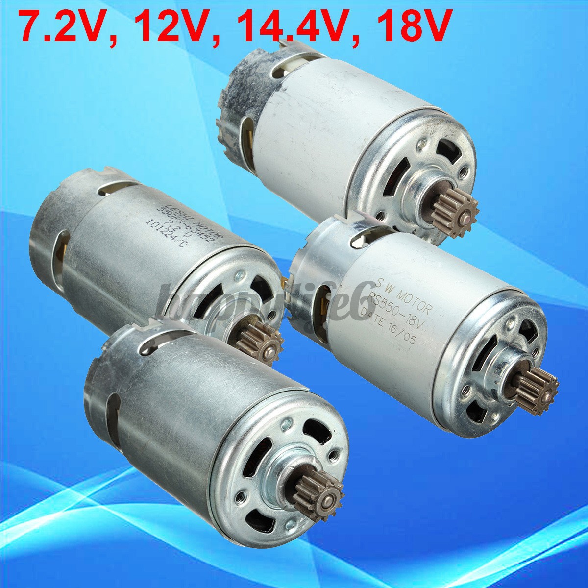 Rs550 Motor 12 Teeth Gear 3mm Shaft Dia 7 2v 12v 14 4v 18v For Cordless Drill Happylife6 Shopee Singapore