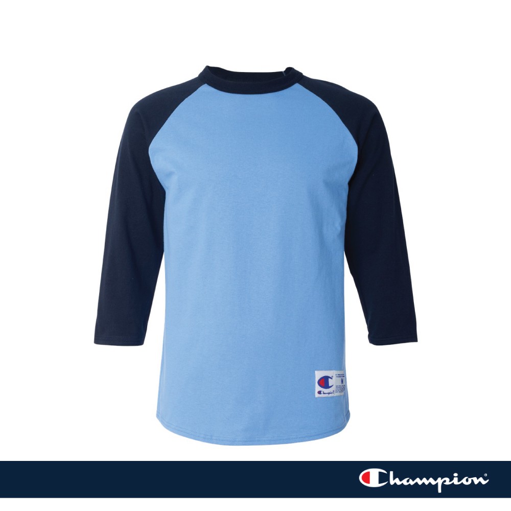 champion blue shirt long sleeve