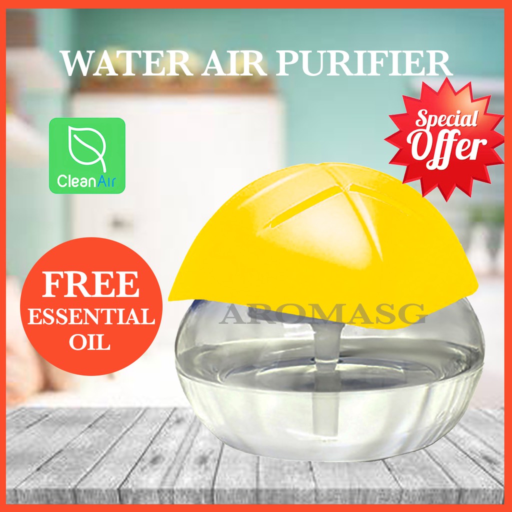 SPECIAL OFFER Air Purifier For Homes and Offices. (MODEL: B4 YELLOW). Aroma Diffuser. Free Essential Oil.