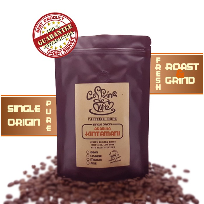 Arabika Coffee Kintamani 200 Gr Single Origin Bean