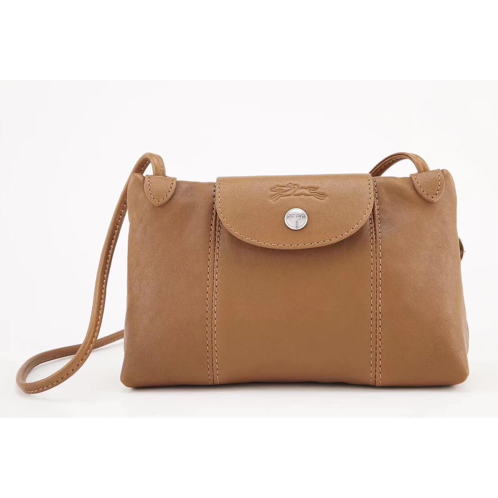 longchamp cuir sling bag