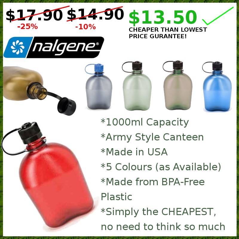 Nalgene 1l Oasis Canteen Water Bottle Shopee Singapore