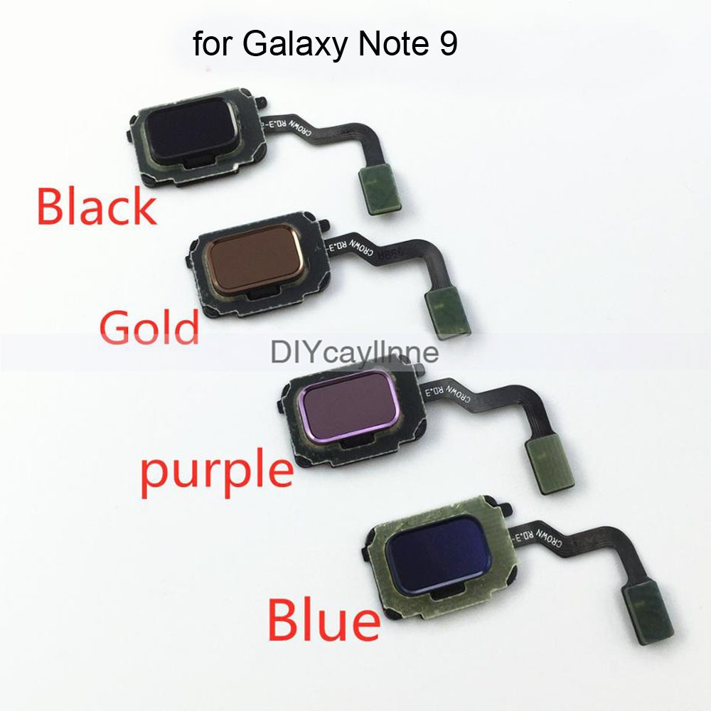 Original Home Return Key Menu Button Fingerprint Sensor Flex Cable For Samsung Galaxy Note 9 N960f N960u N960n N9600 Touch Repair Part Shopee Singapore