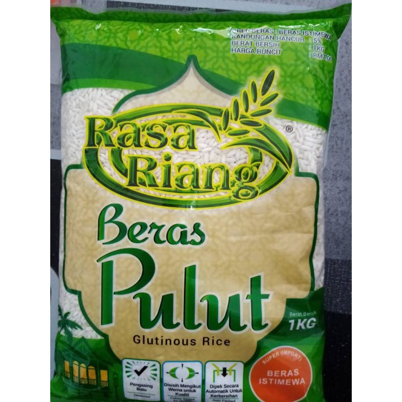 Beras Pulut Rasa Riang 1kg Shopee Singapore 