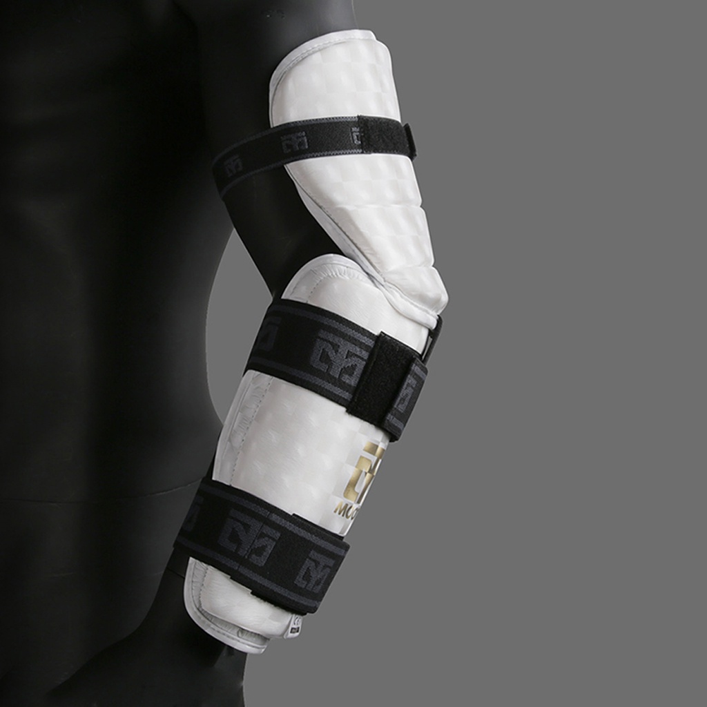 MOOTO arm & elbow guard gear/Protector Martial arts arm & elbow S2 white 