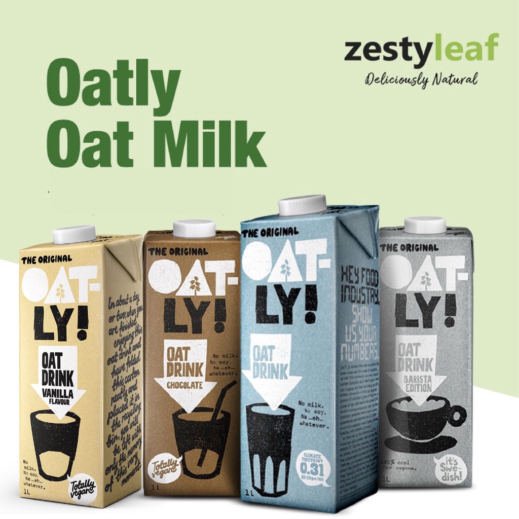 Oatly Baristachocolateorganicenriched Oat Milk 1l Shopee Singapore 