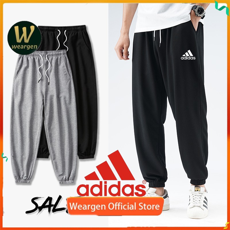 adidas men's cotton track pants