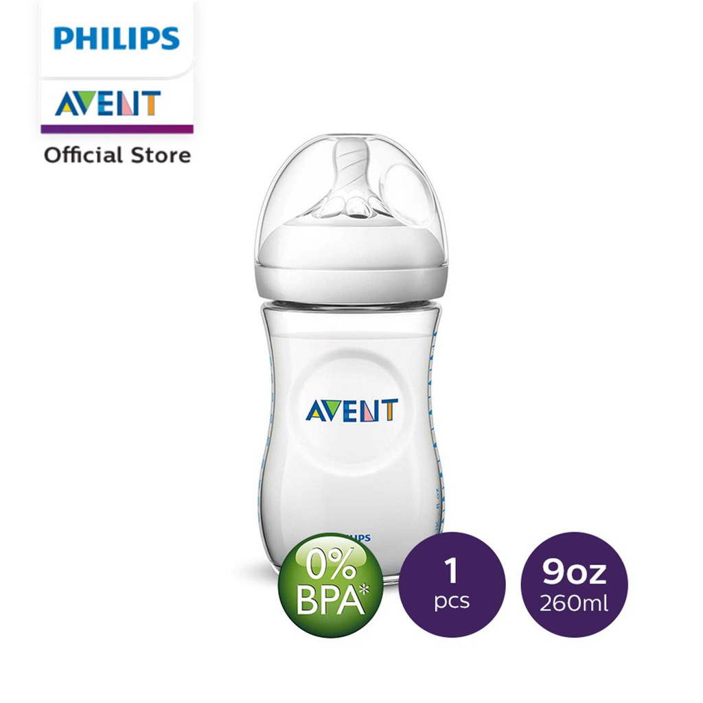 philips avent 260ml natural feeding bottle