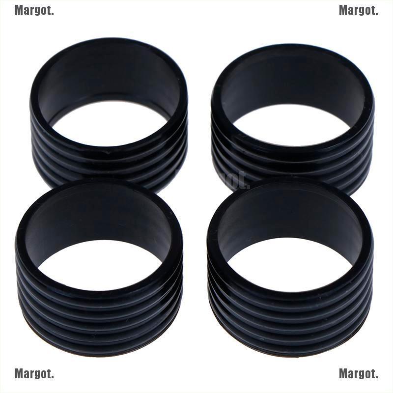 [Margot] 4pcs Tennis Racket Rubber Ring Grip Stretchable Stretchy Handle Rubber Ring