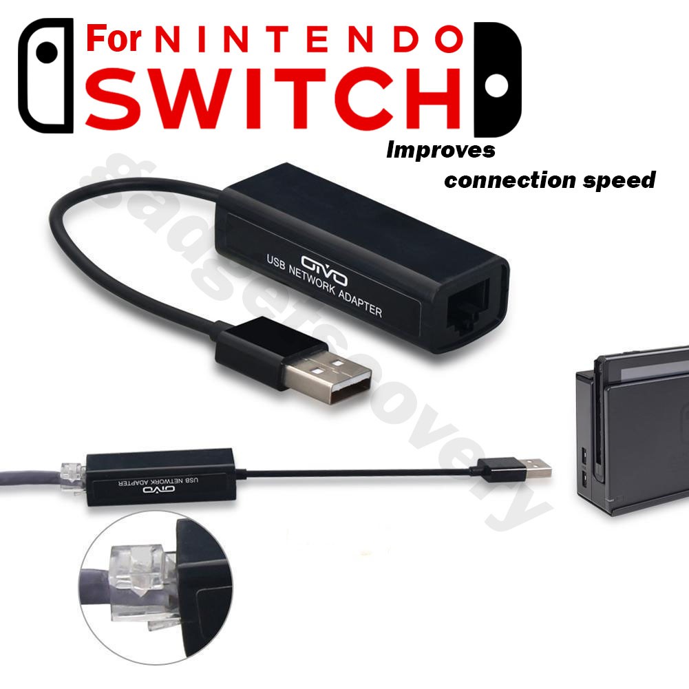 Nintendo Switch Usb Lan Internet Network Adapter Connector Ethernet Shopee Singapore