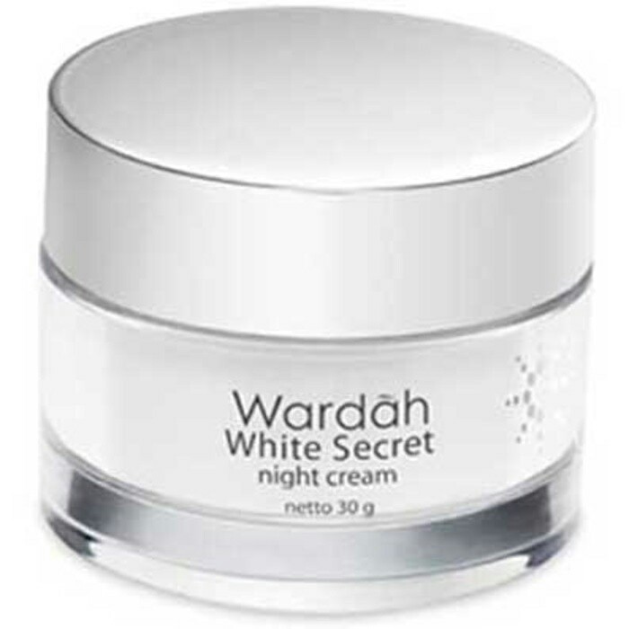 Wardah White Secret Night Cream Night Cream Face Pot 30gr 30g 30 Gr G Singapore