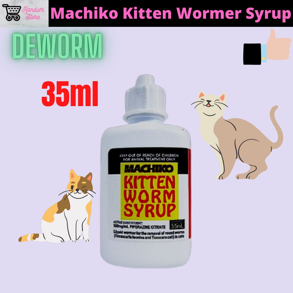 Machiko Kitten Wormer Syrup (35ml) (Deworm) Shopee Singapore